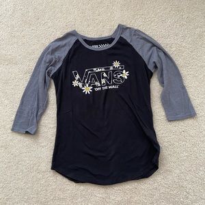 Vans baseball shirt. Daisy’s.